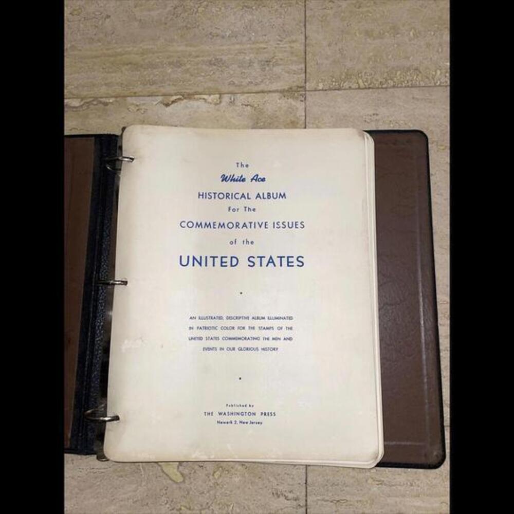 1954 The White Ace Historical Album For The Commemorative Issues of the U S
